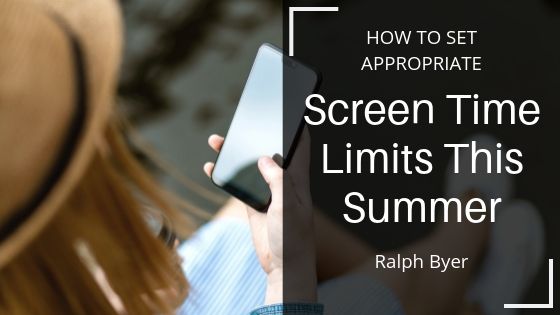How to Set Appropriate Screen Time Limits This Summer